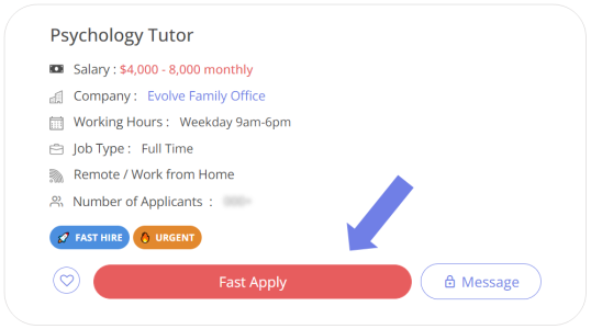 Fast apply for jobs on GrabJobs