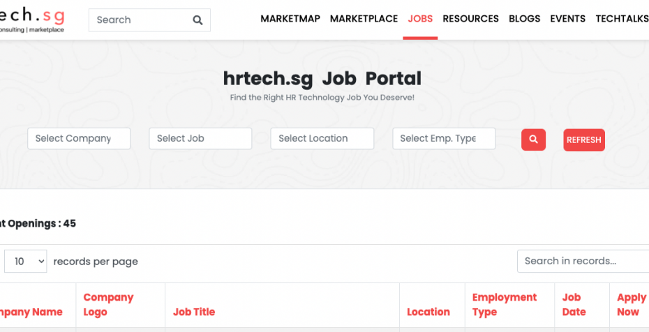 Job site2 - hrtech.sg